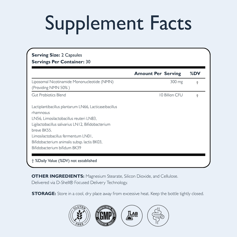 ACTIVATE NMN with Gut Probiotics